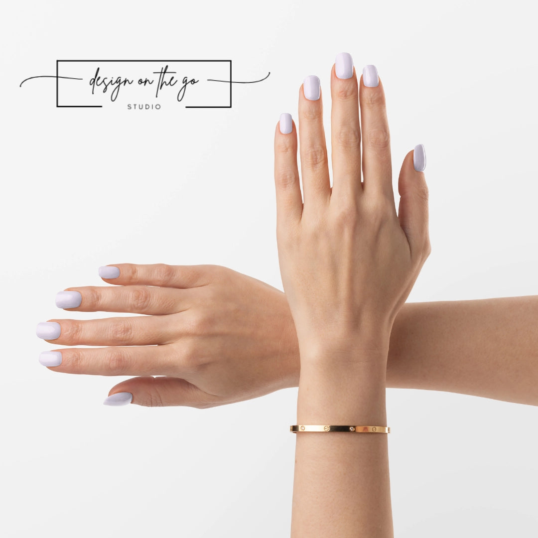 Lavender Color Nail Wrap