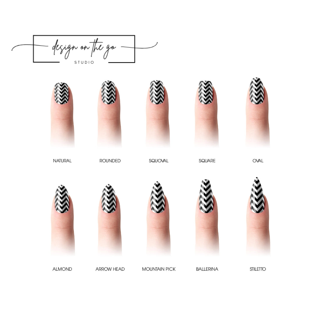 Zigzag Nail Wraps