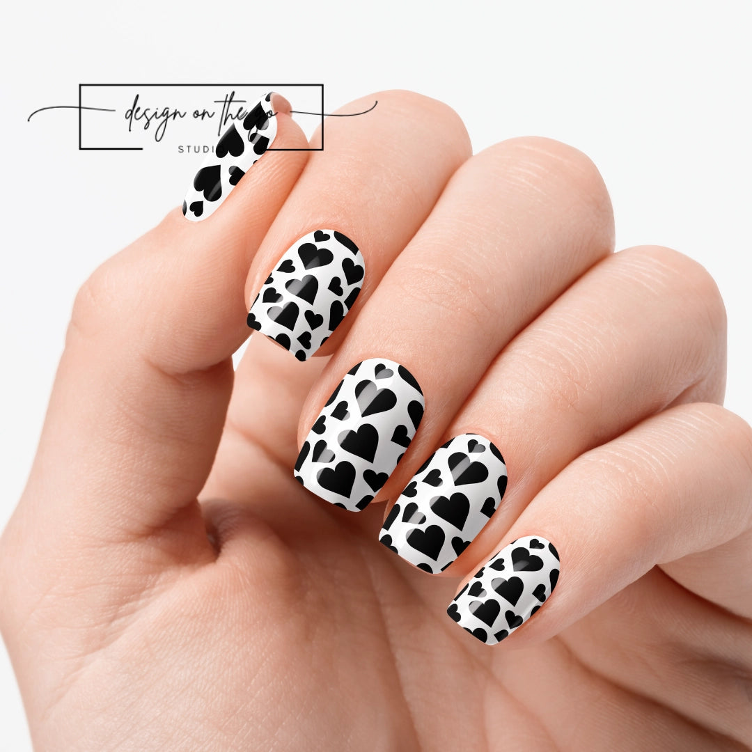 Heart Shape Nail Wraps