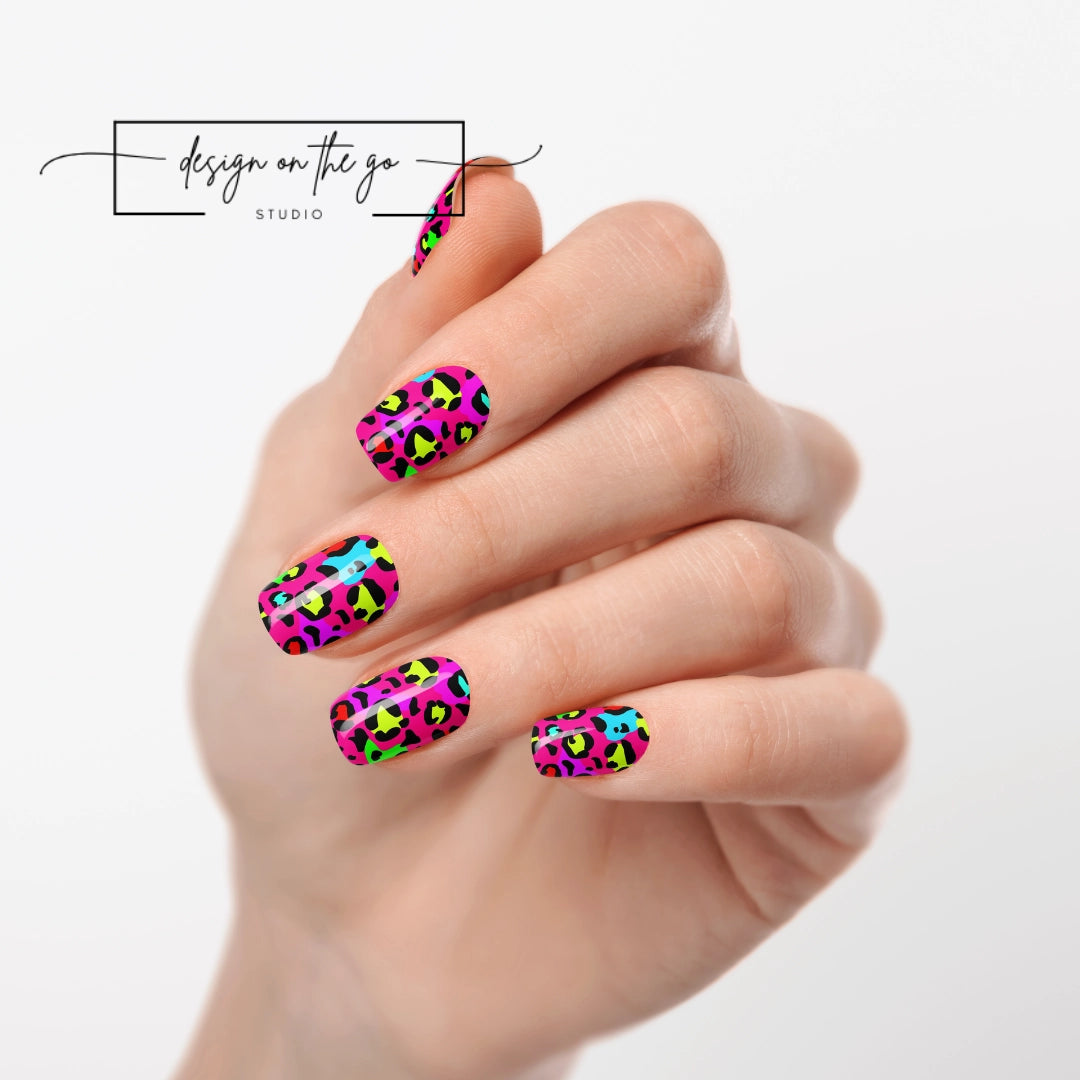 Pink Leopard Nail Wrap