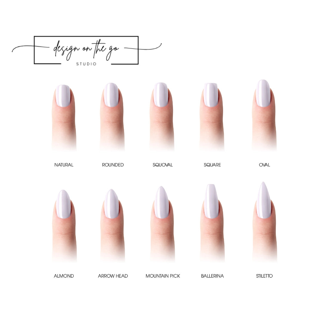 Lavender Color Nail Wrap