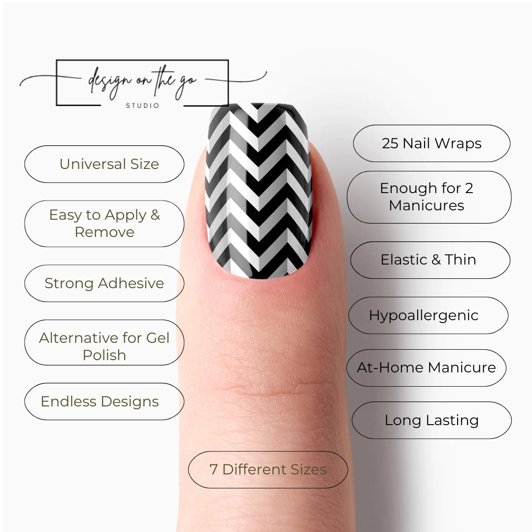Zigzag Nail Wraps