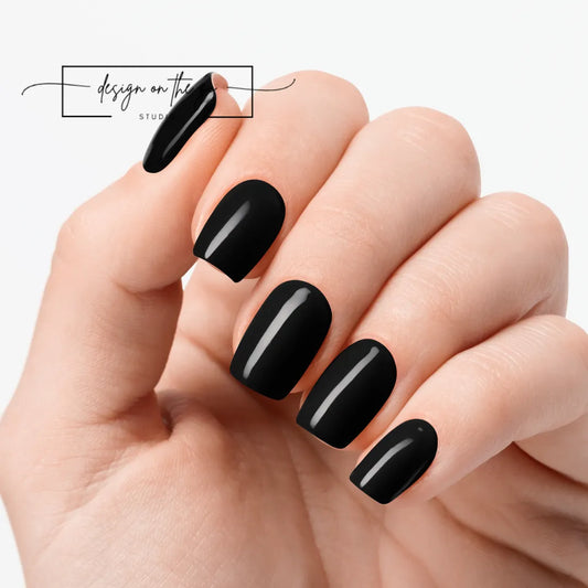 #type_manicure one hand showing beautifully manicured nail with nail wraps applied on white background