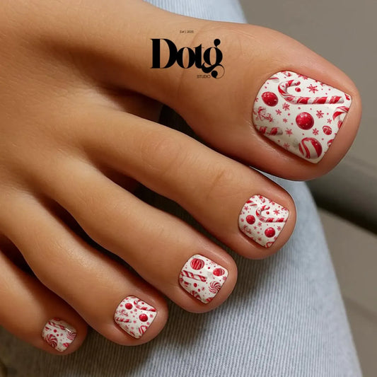 Peppermint Parade Nail Wraps