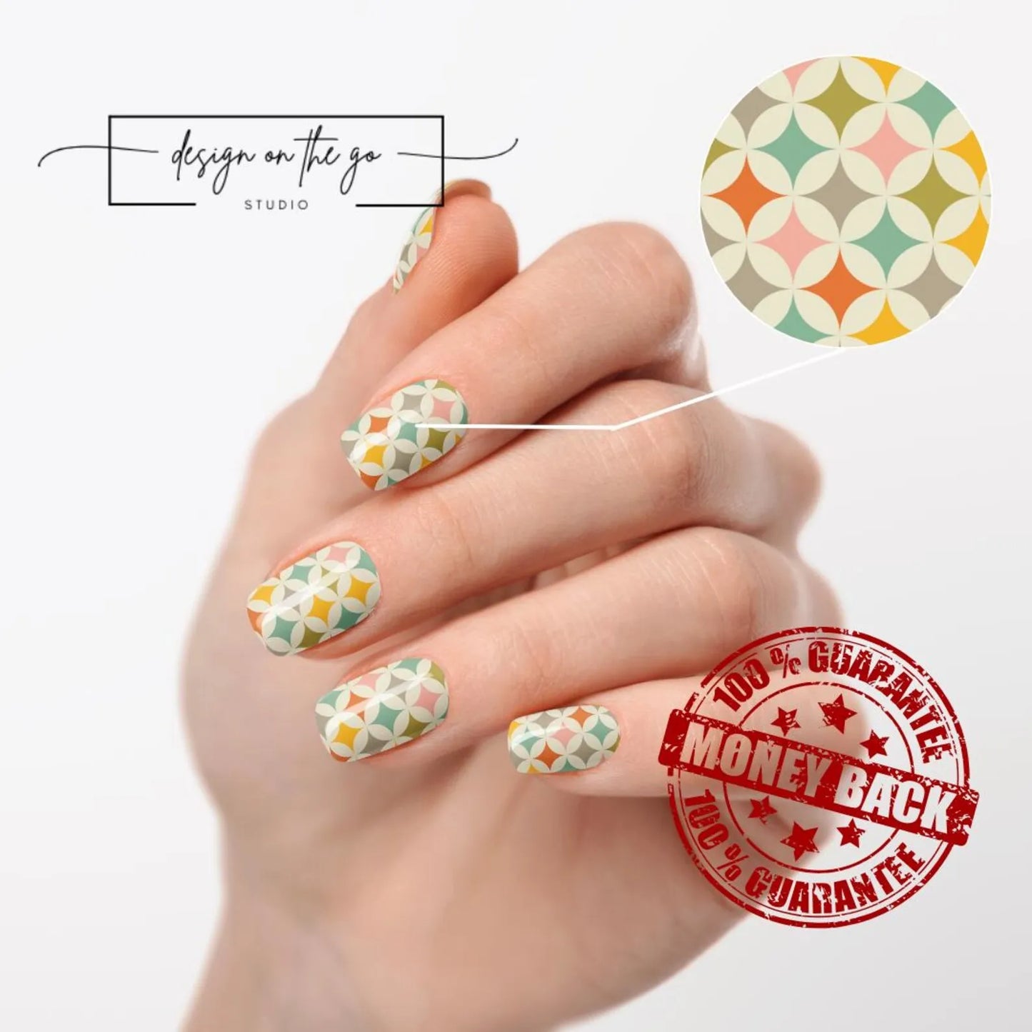 Retro Nail Wraps