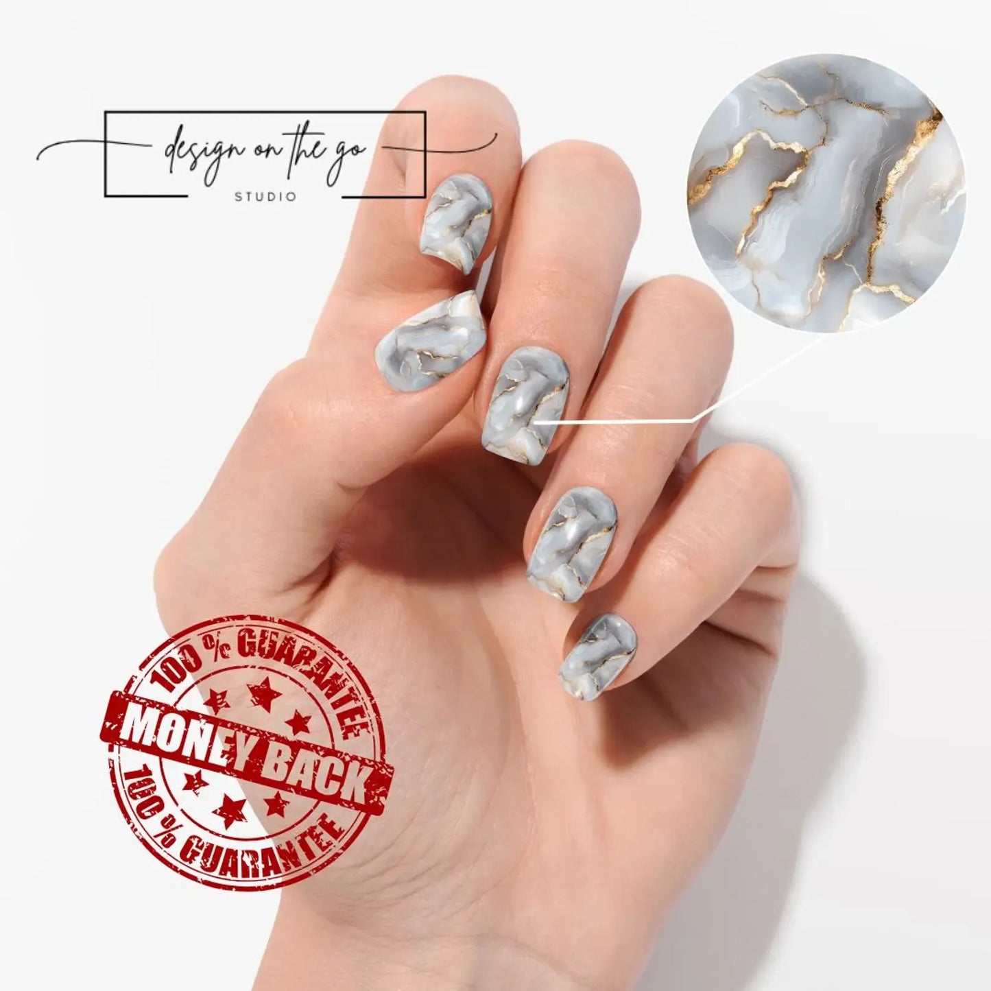 Cloud Veil Nail Wraps