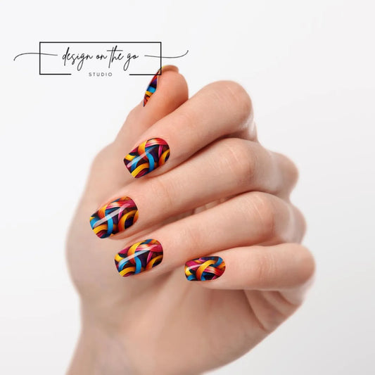 Ripple Nail Wraps