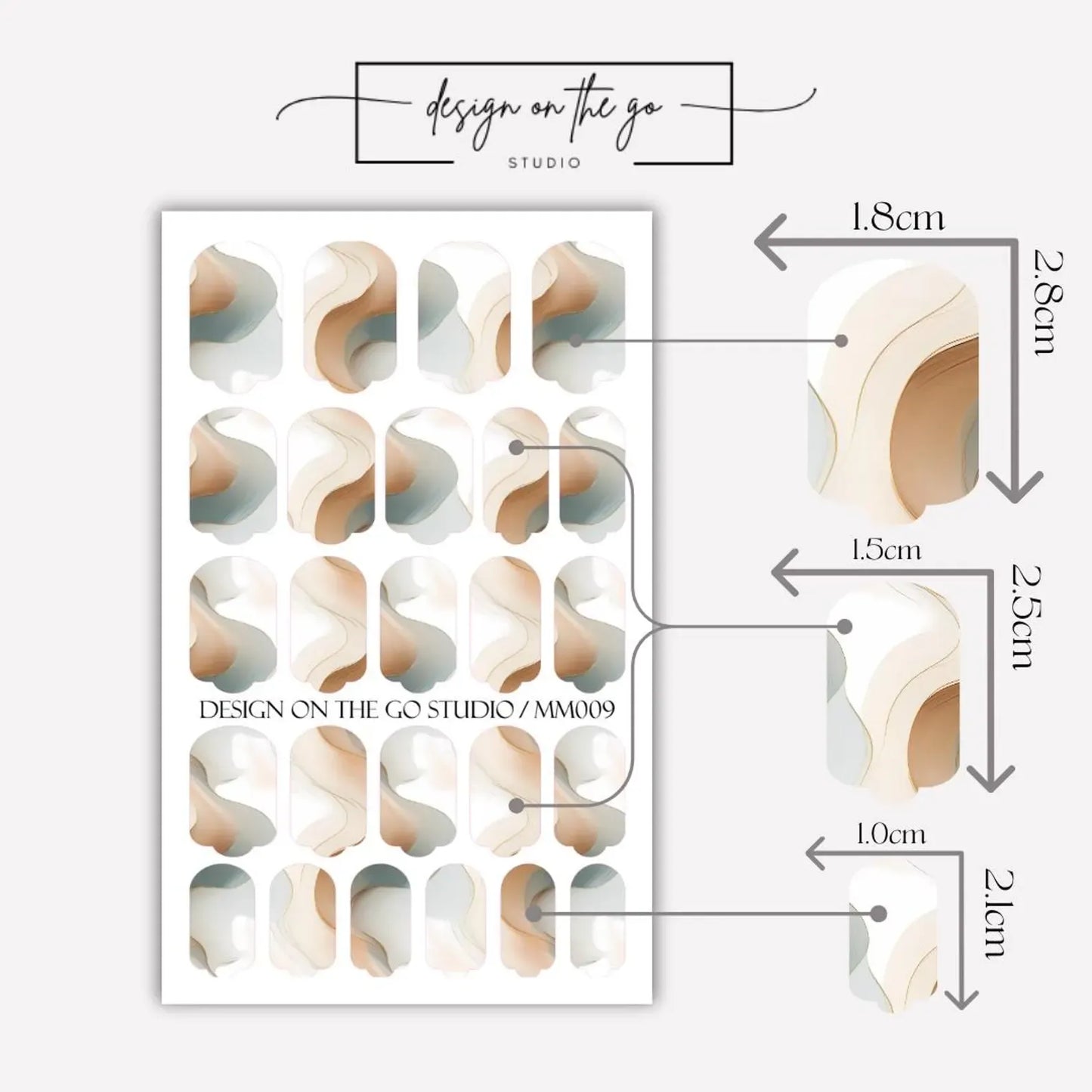 Soft Current Nail Wrap
