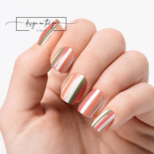 Stripes Nail Wraps