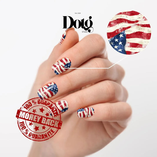 Forth of July Nail Wraps