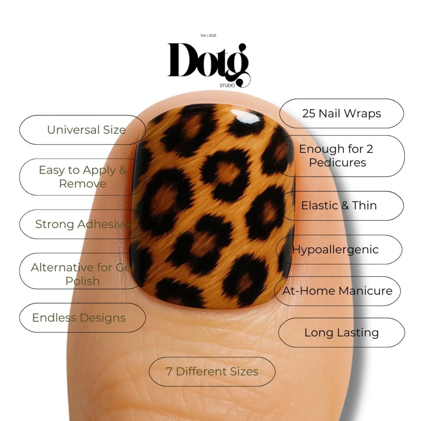 Tiger Tails Nail Wraps