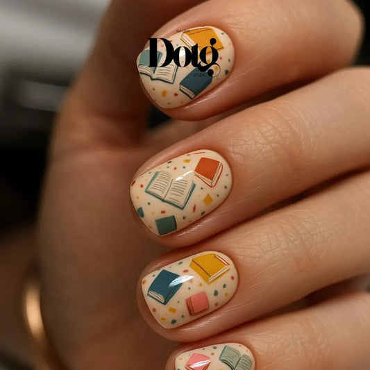 Book Lover Nail Wraps DIY Manicure & Pedicure Nail Stickers