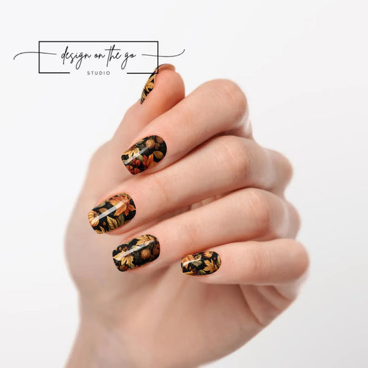 Golden Harvest Nail Wraps