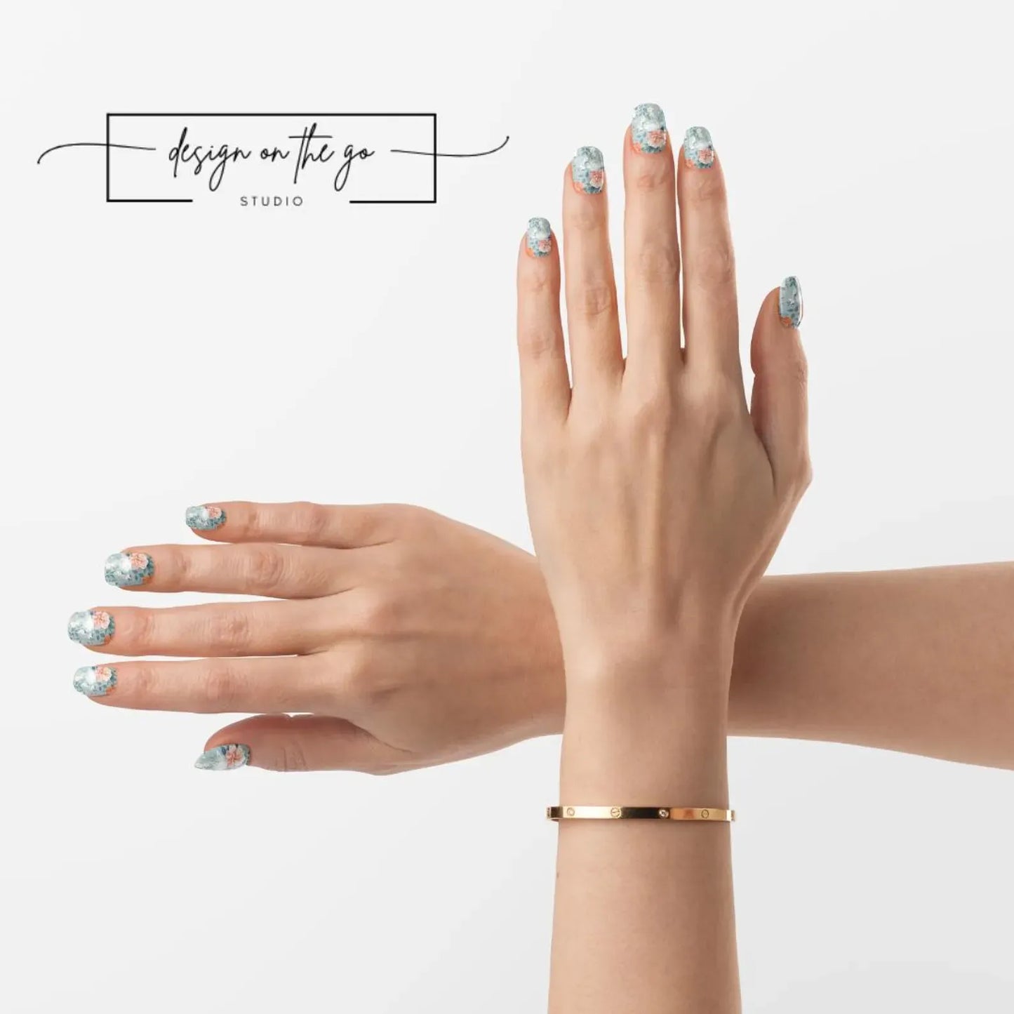 Serene Blossom Nail Wraps