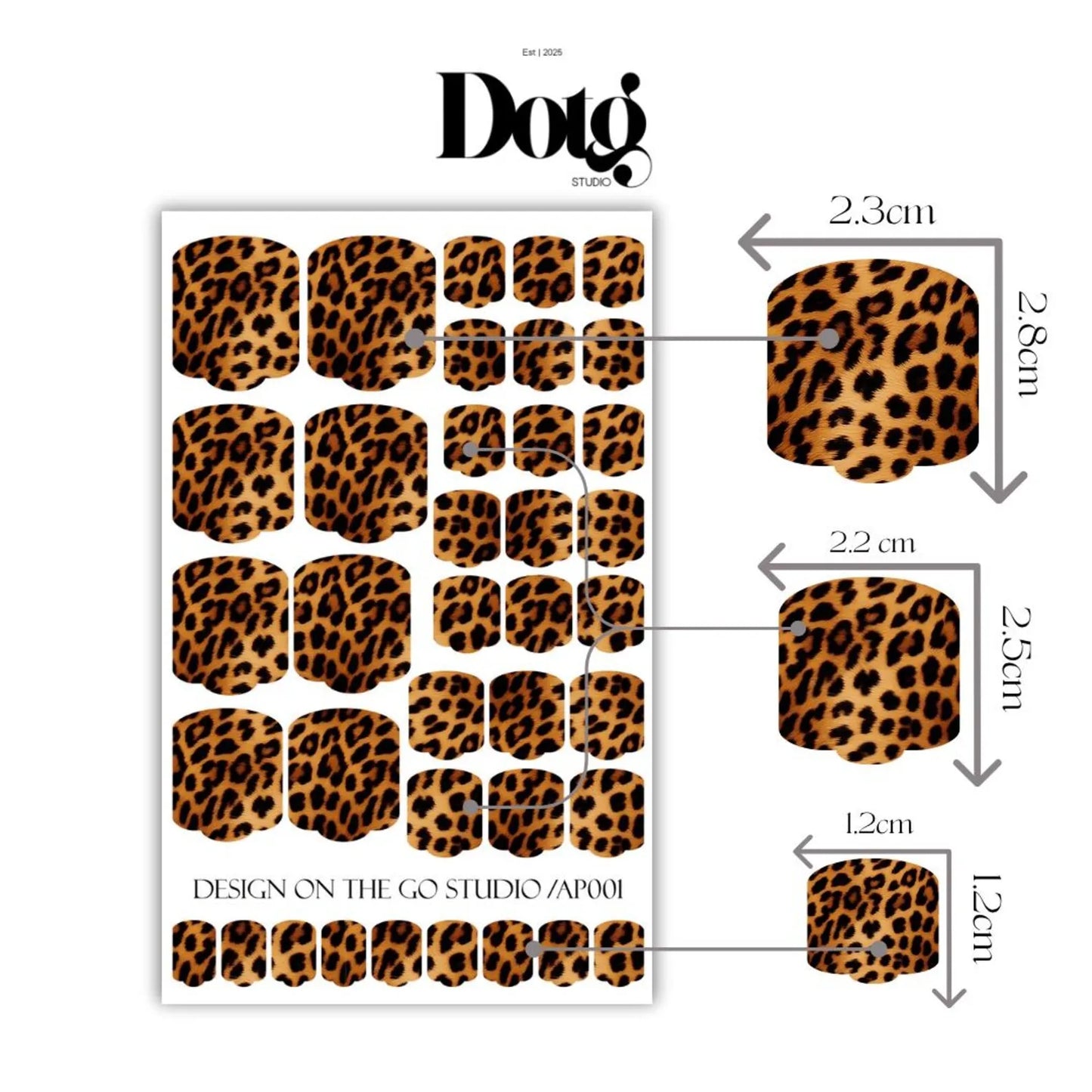 Tiger Tails Nail Wraps