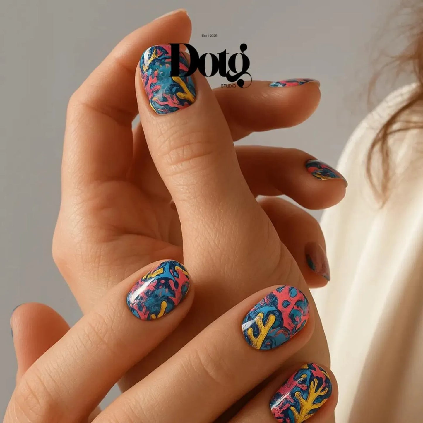 Sea Corals Nail Wraps