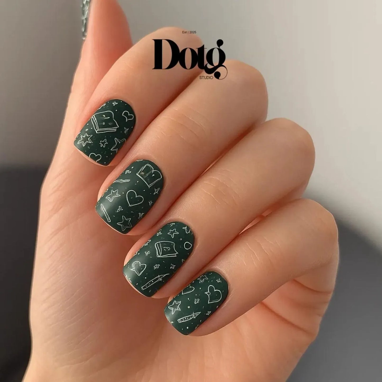 Chalkboard Nail Wraps