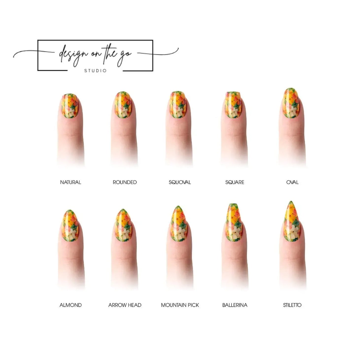 Tropic Bloom Nail Wraps