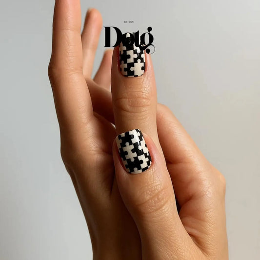 Puzzle Design Nail Wraps