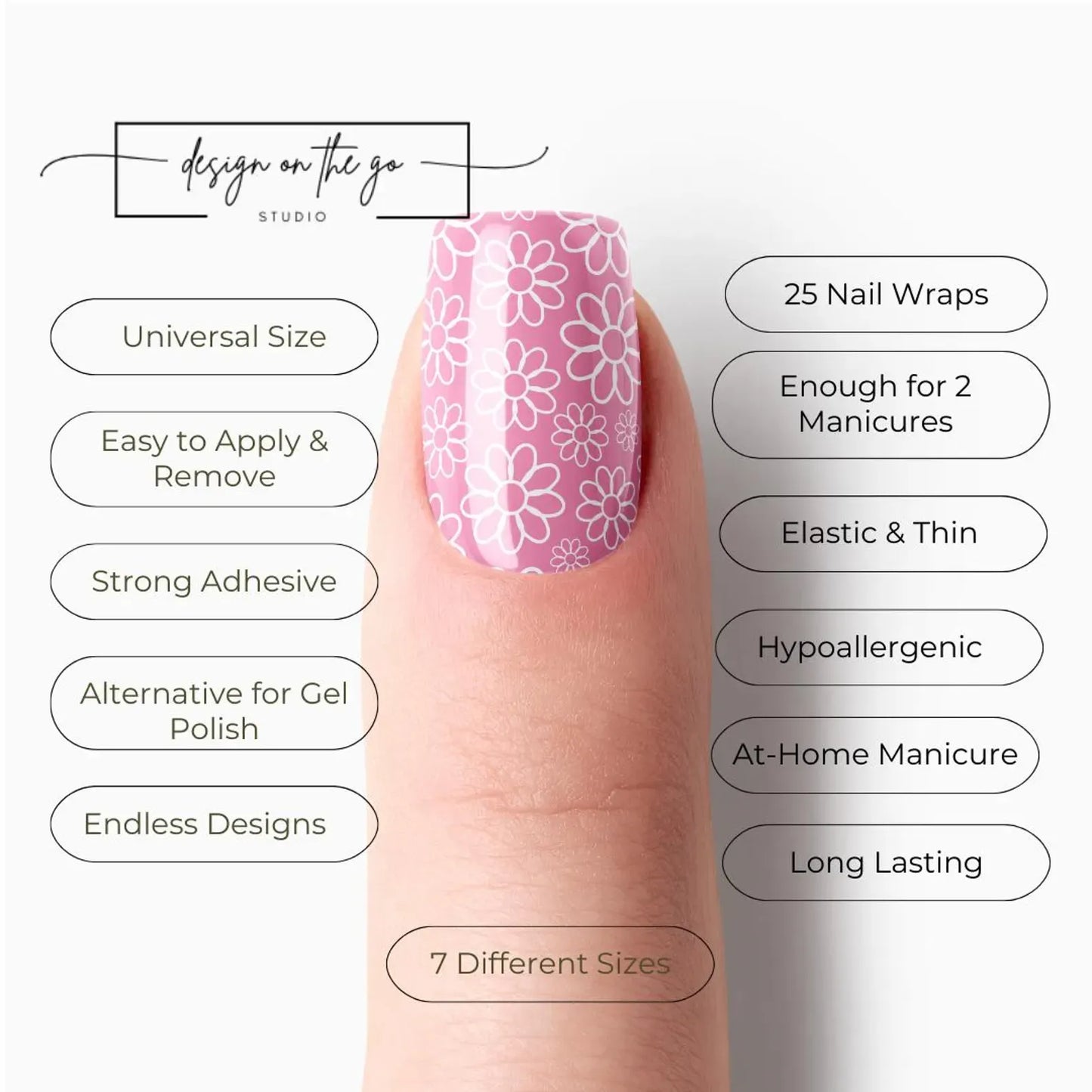 Daisies Nail Wraps