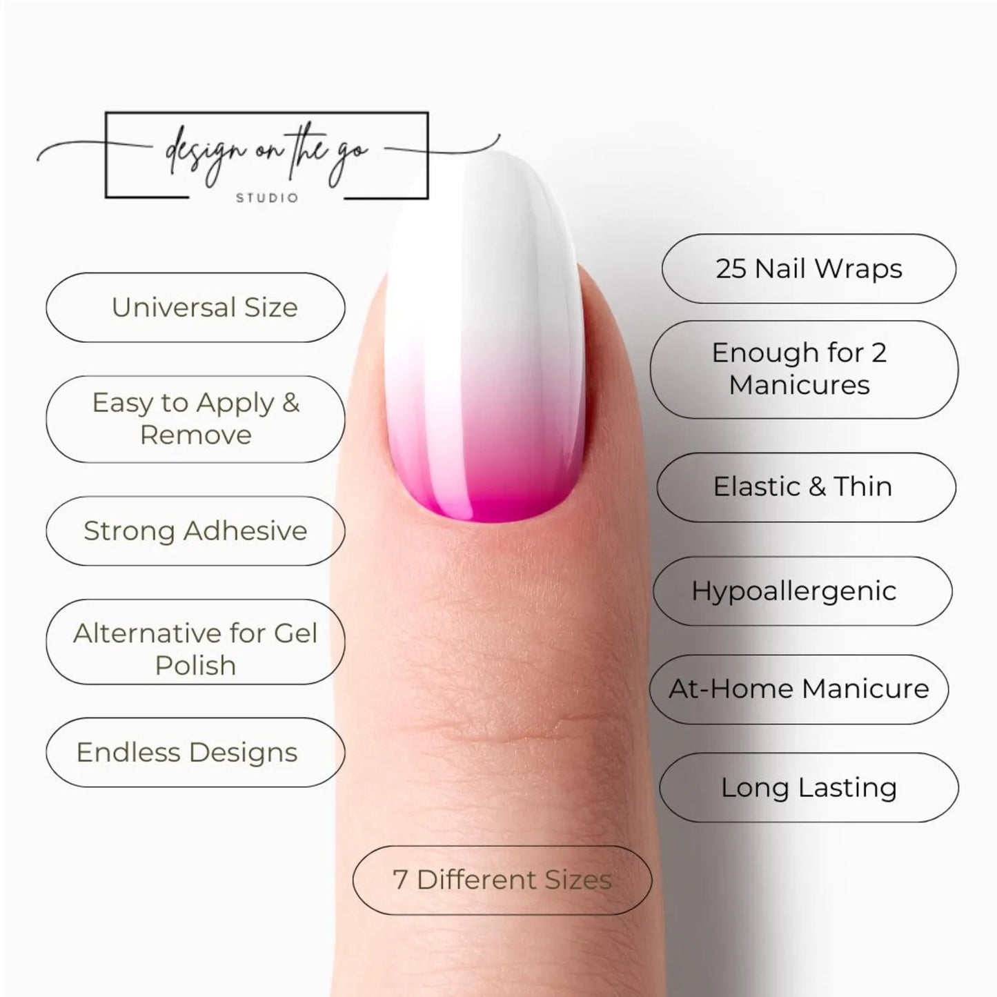 Sugar Fade Nail Wraps