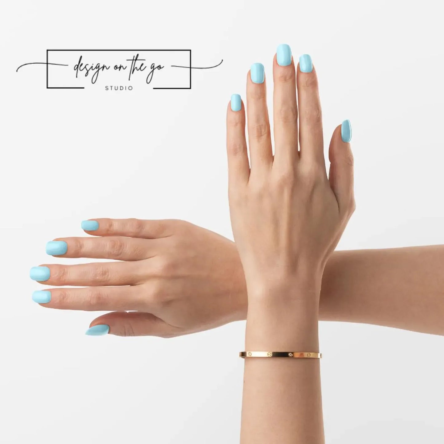 Blue Sky Nail Wraps
