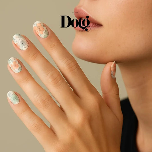 Gentle Petals Nail Wraps