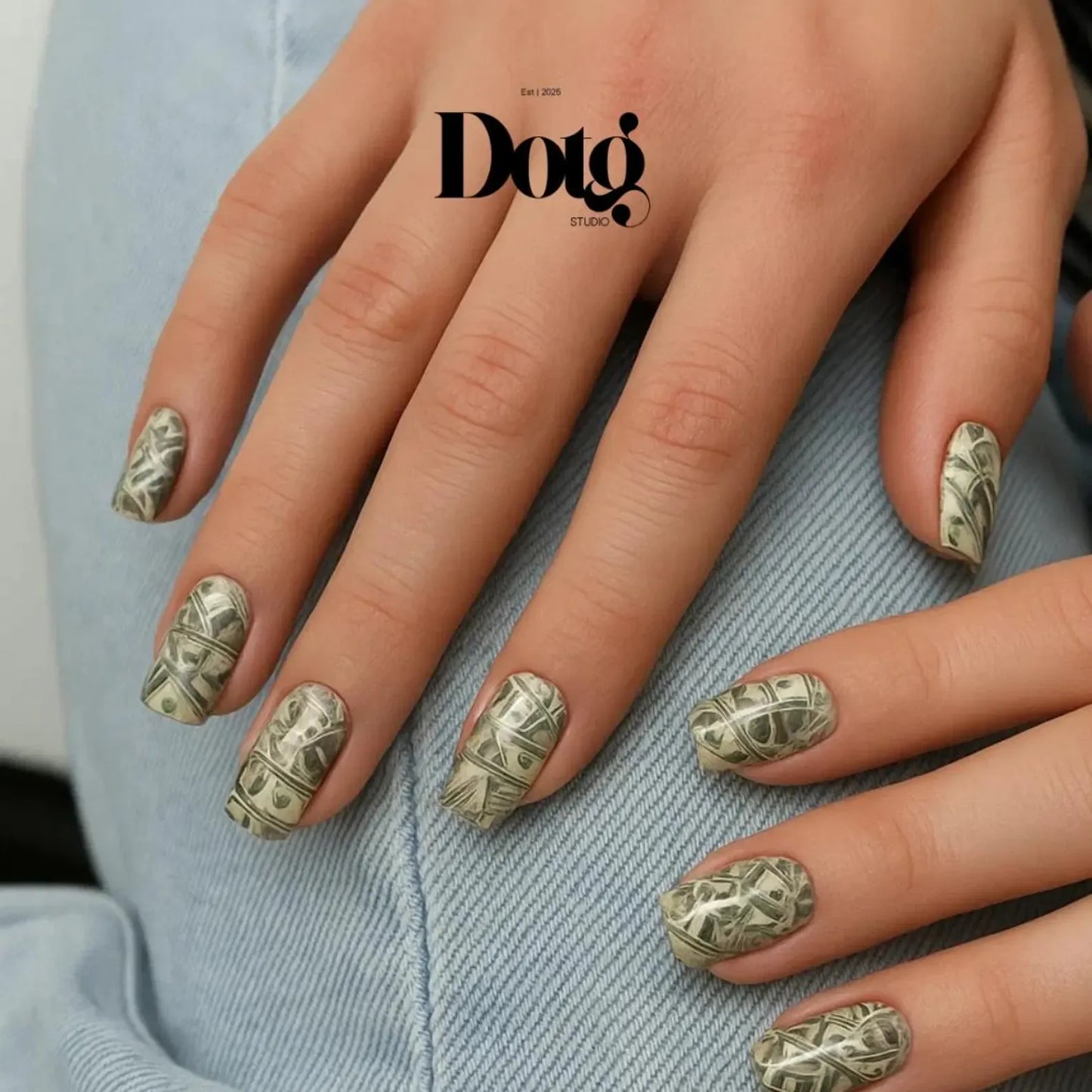 Dollar Bills Nail Wraps