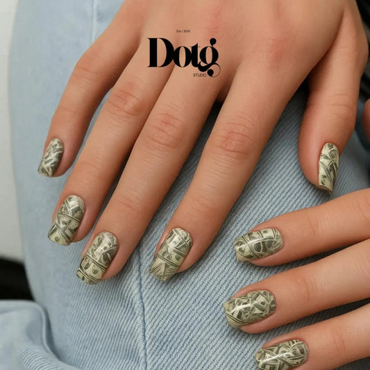 Dollar Bills Nail Wraps