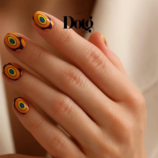Geometric Bold Nail Wraps