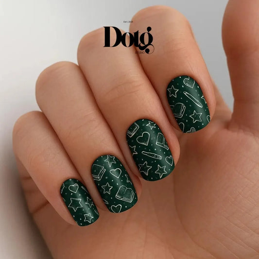 Chalkboard Nail Wraps