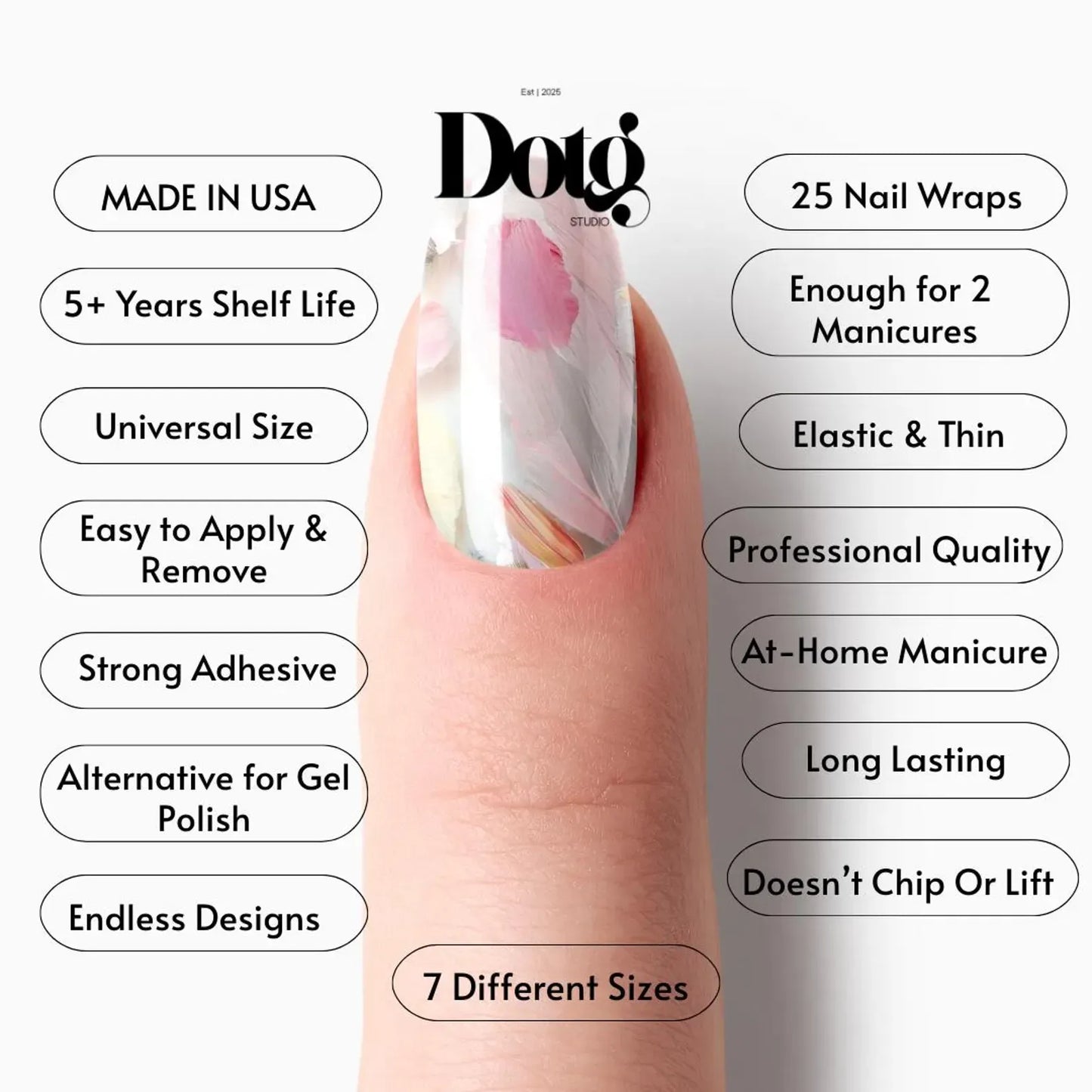 Brush Stroke Nail Wraps