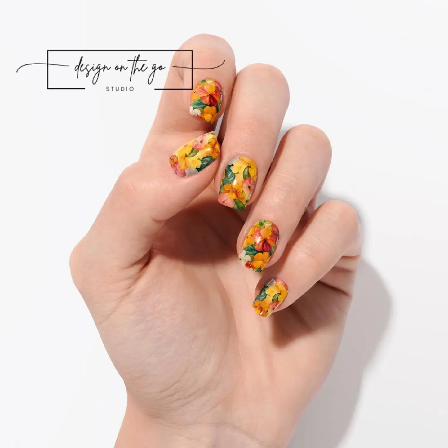 Tropic Bloom Nail Wraps