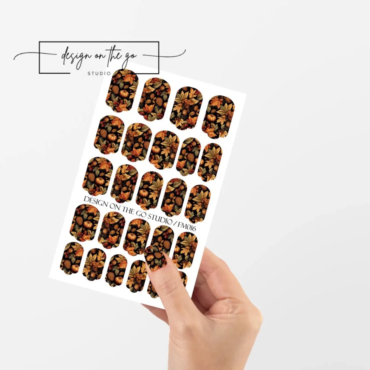 Golden Harvest Nail Wraps