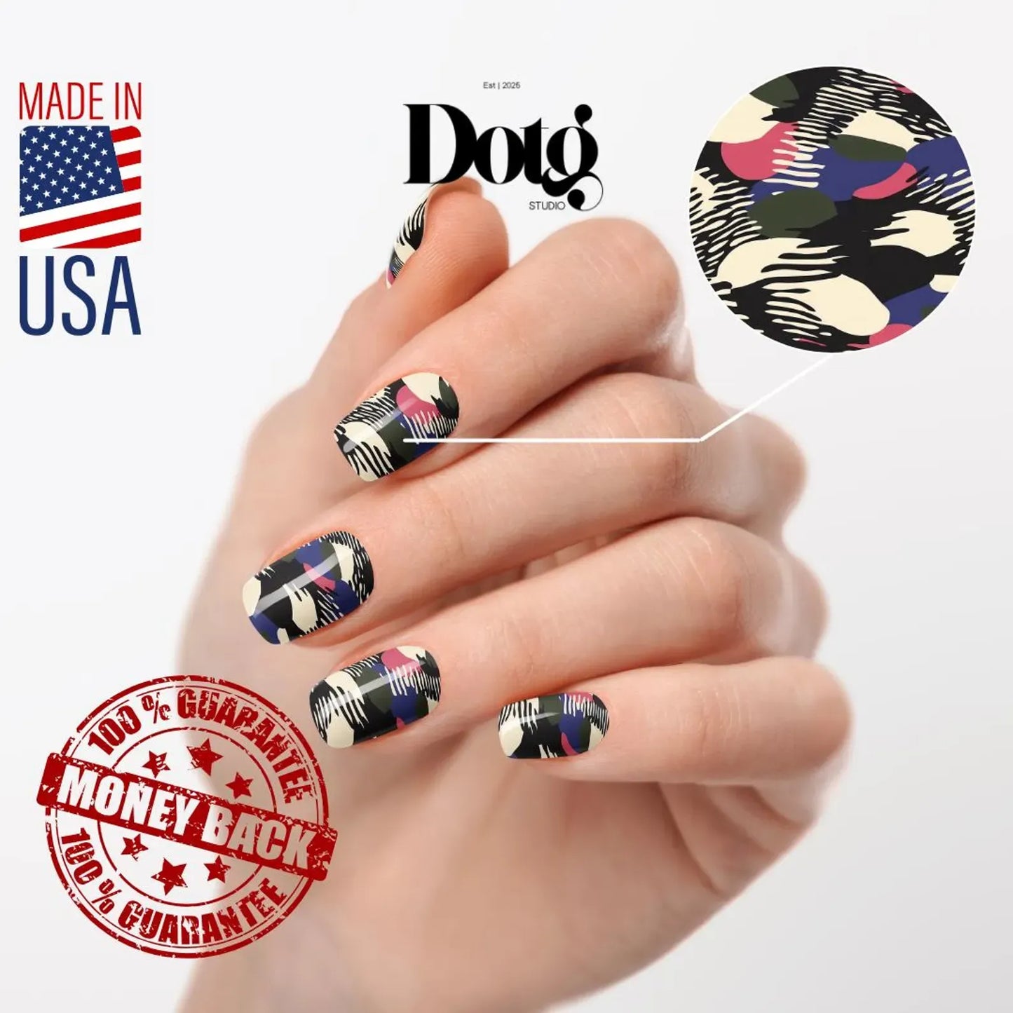 Glitch Nail Wraps