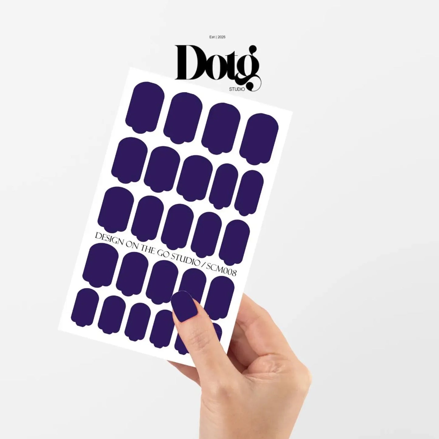 Deep Purple Nail Wraps