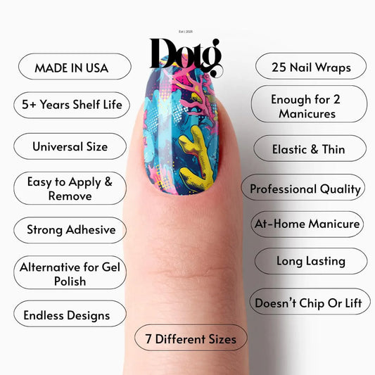 Sea Corals Nail Wraps