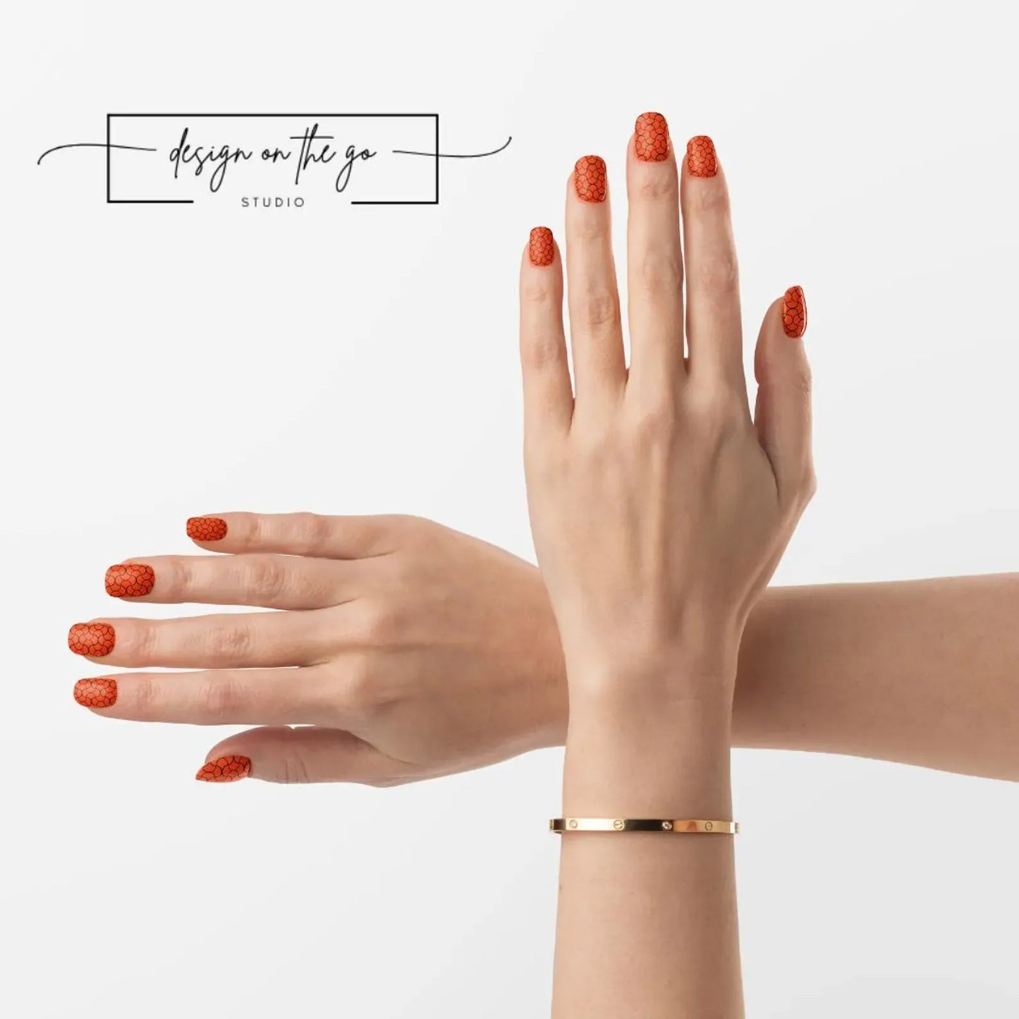 Orbit Grid Nail Wraps