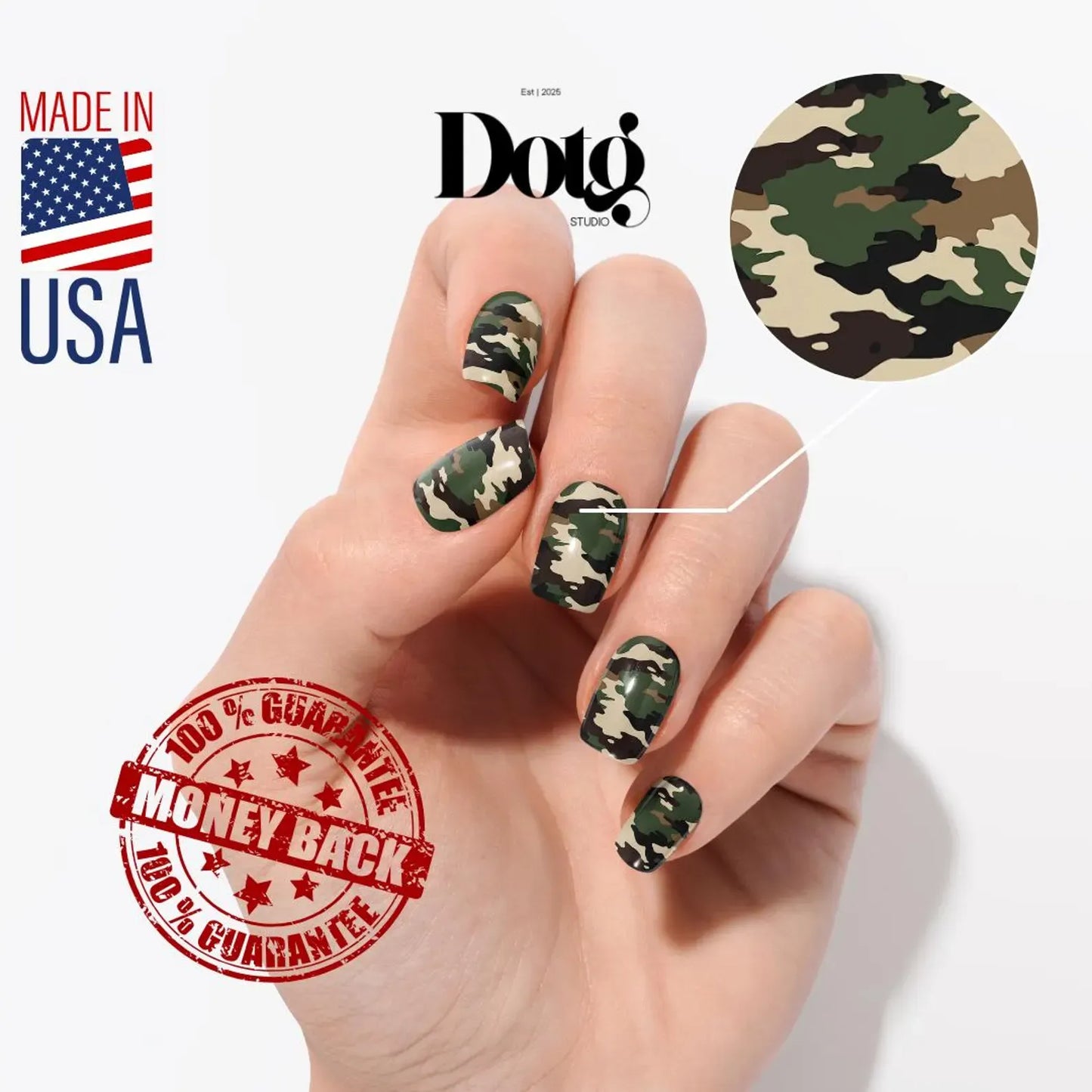 Camouflage Nail Wraps