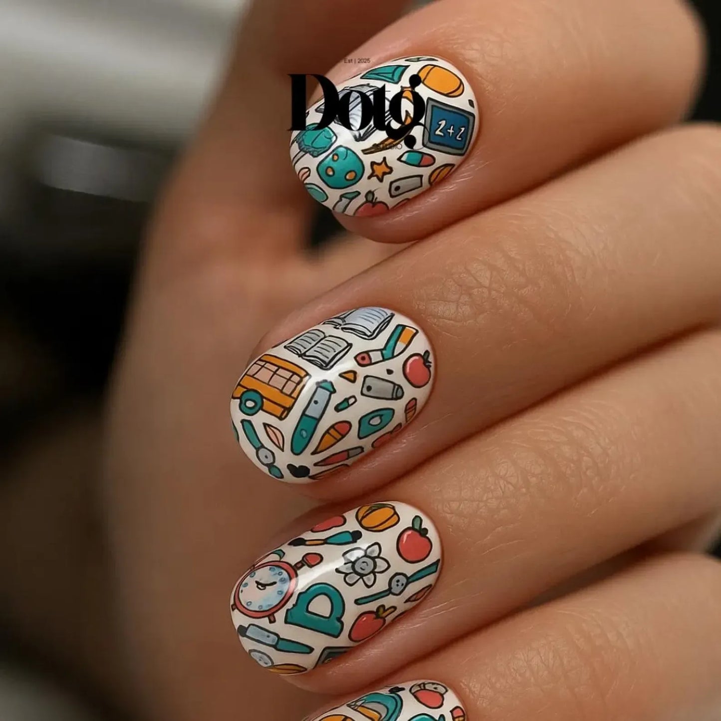 Back To School Nail Wraps