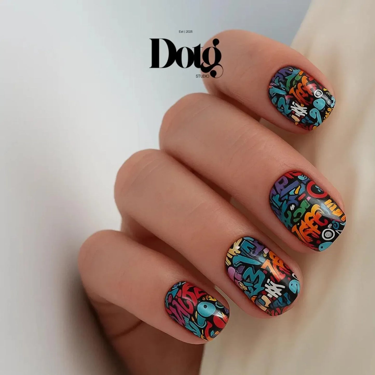 Graffiti Art Nail Wraps