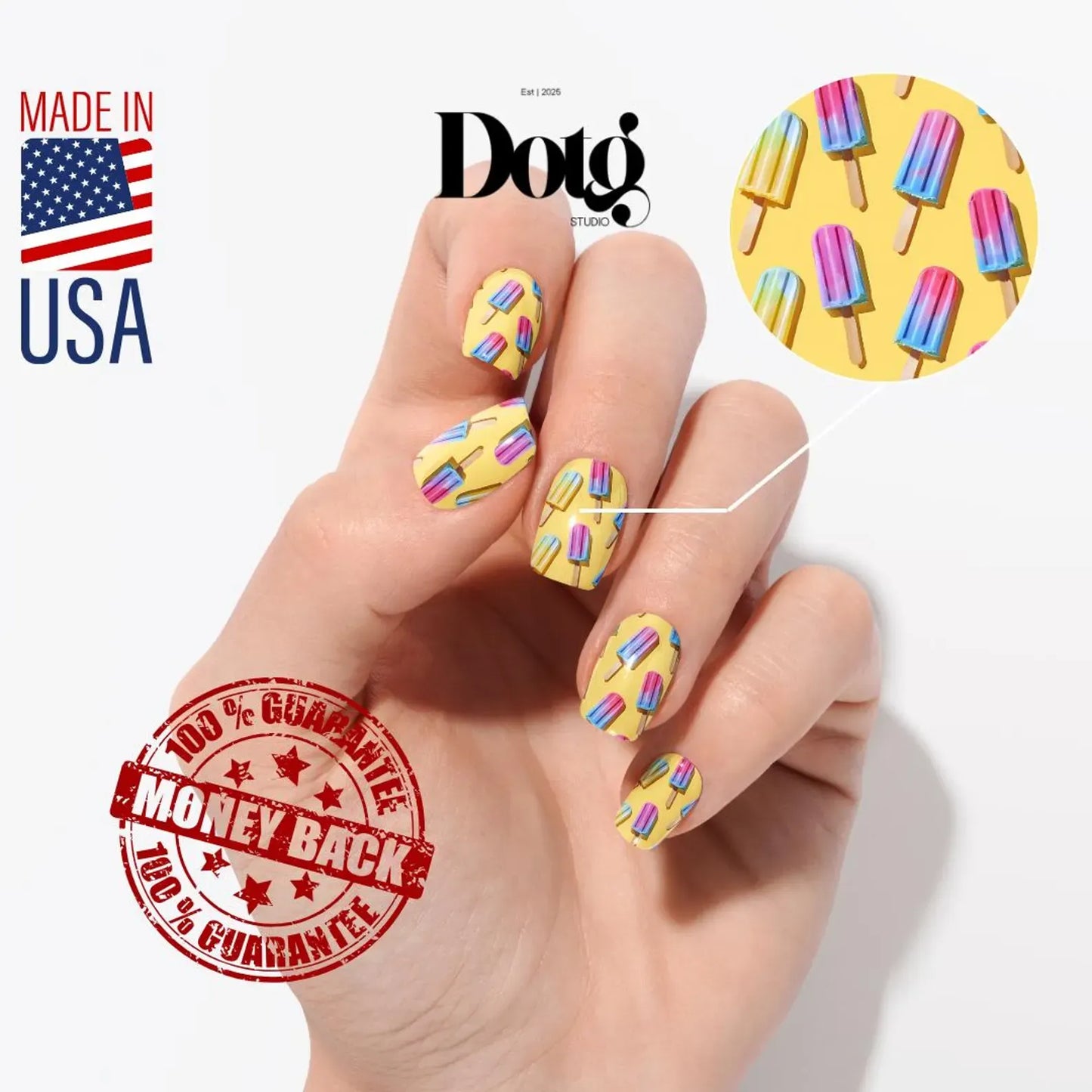 Popsicle Nail Wraps