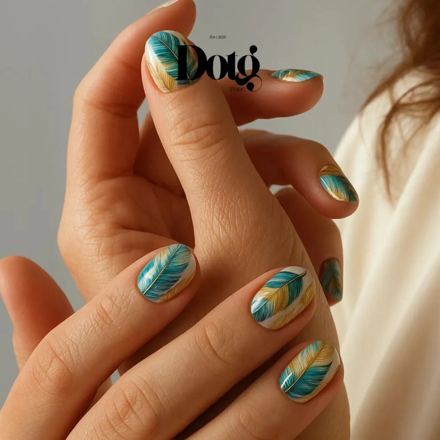 Feather Nail Wraps