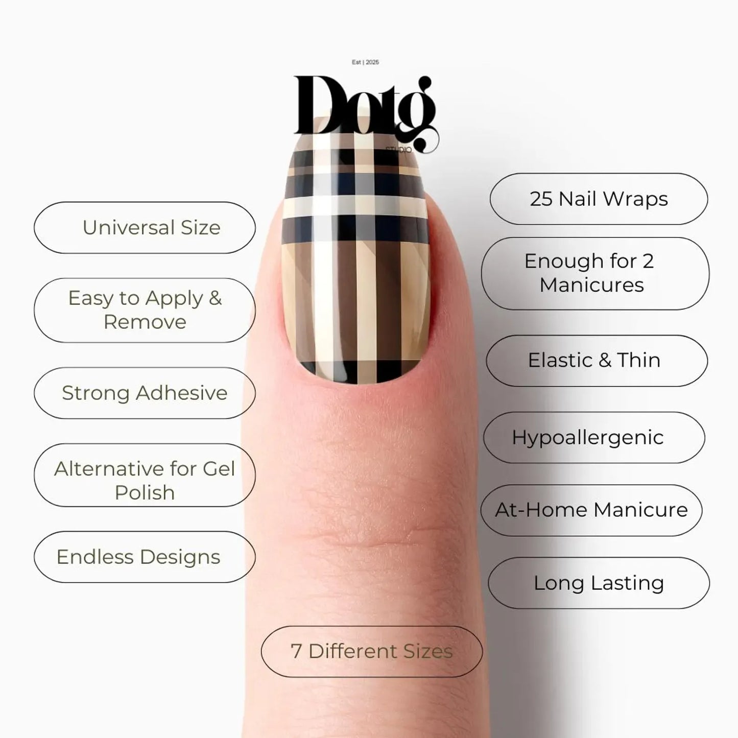 Plaid Nail Wraps