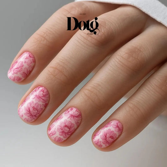 Romantic Peony Nail Wraps