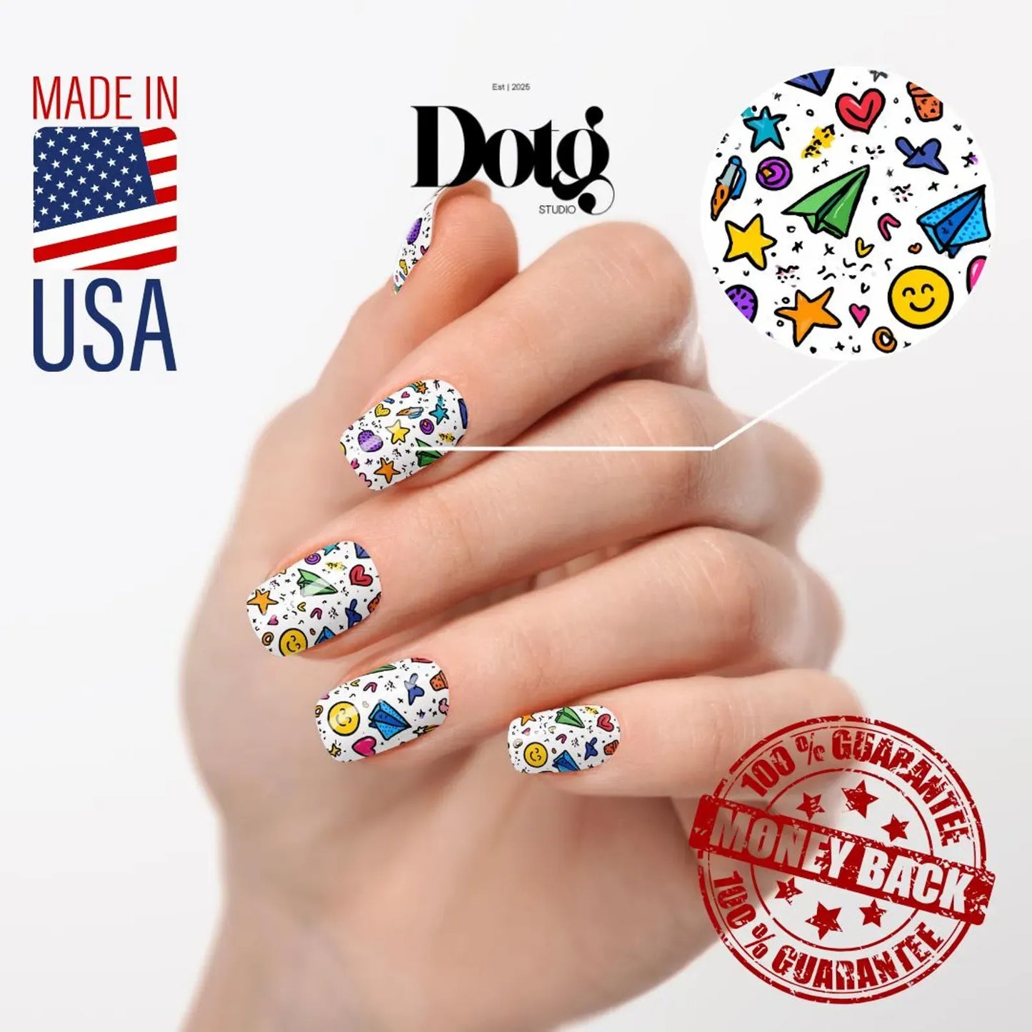 Fun Doodle Nail Wraps