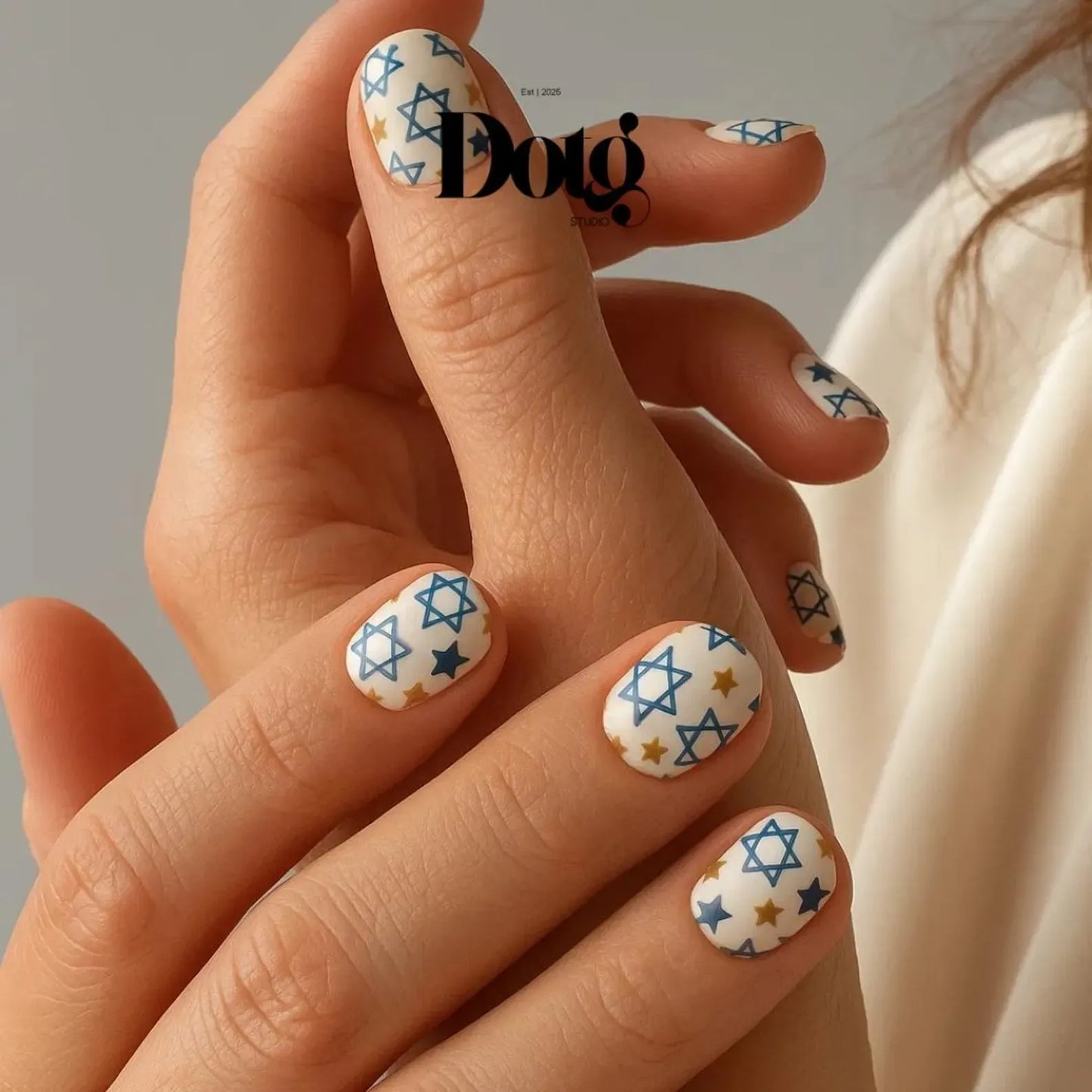 Hanukkah Festival Of Lights Nail Wraps