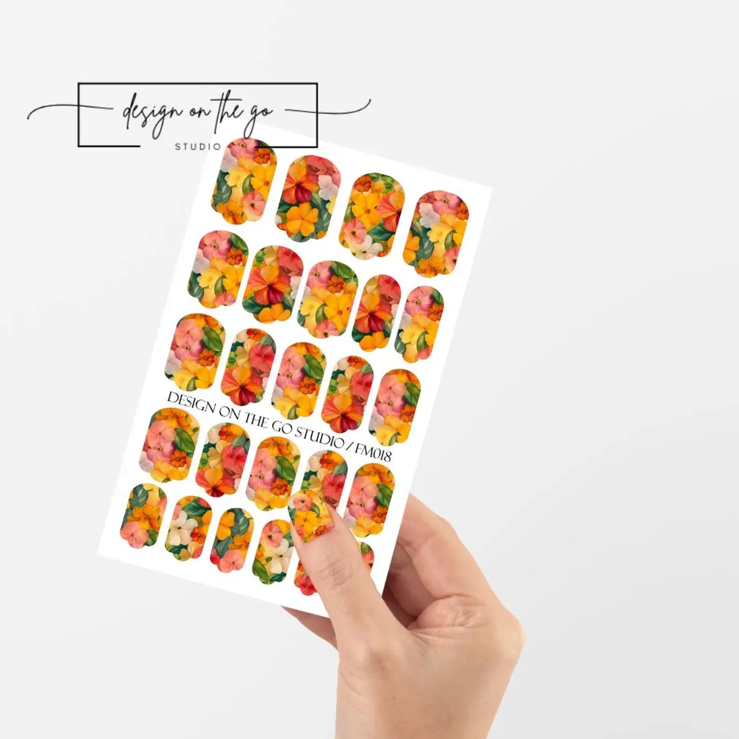 Tropic Bloom Nail Wraps