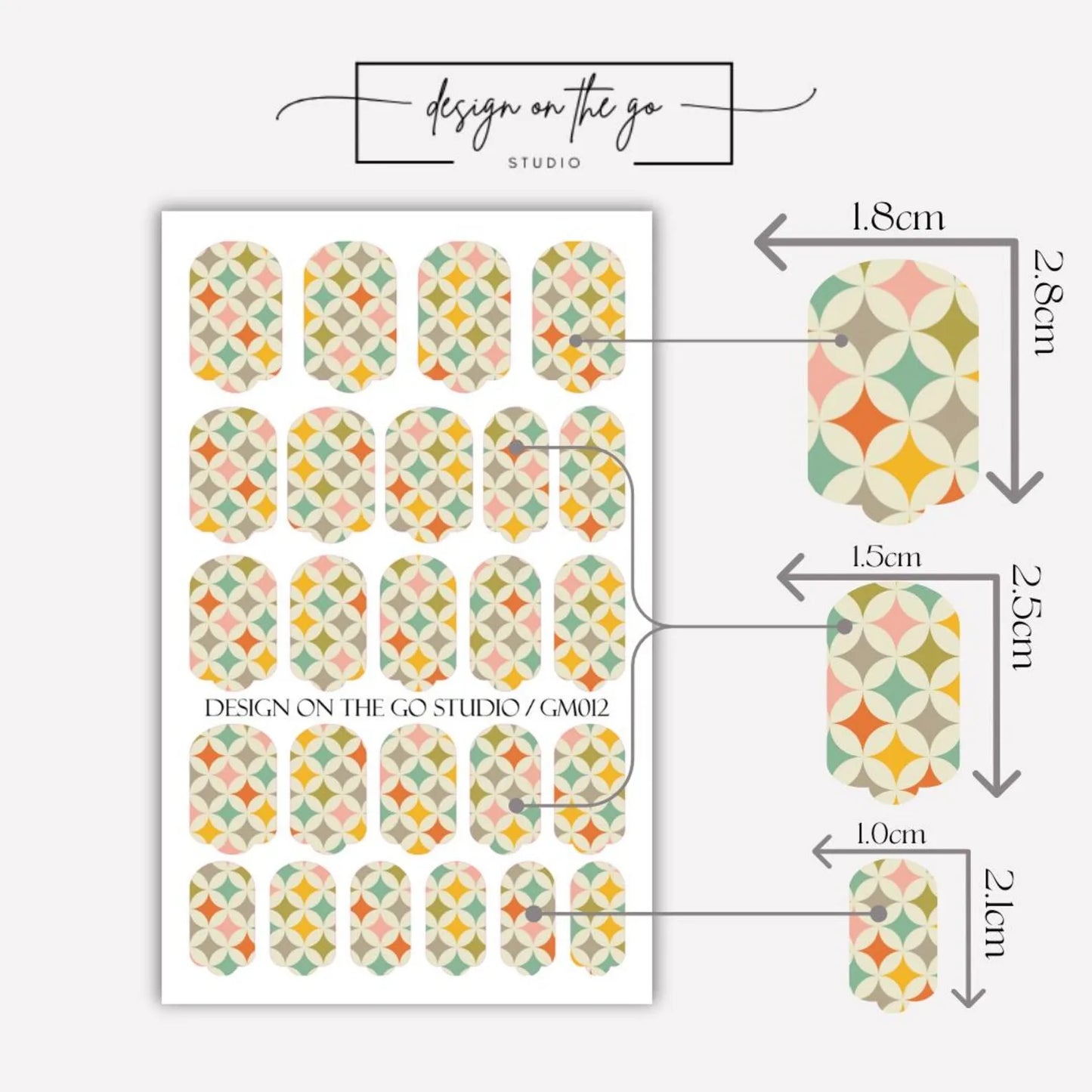 Retro Nail Wraps