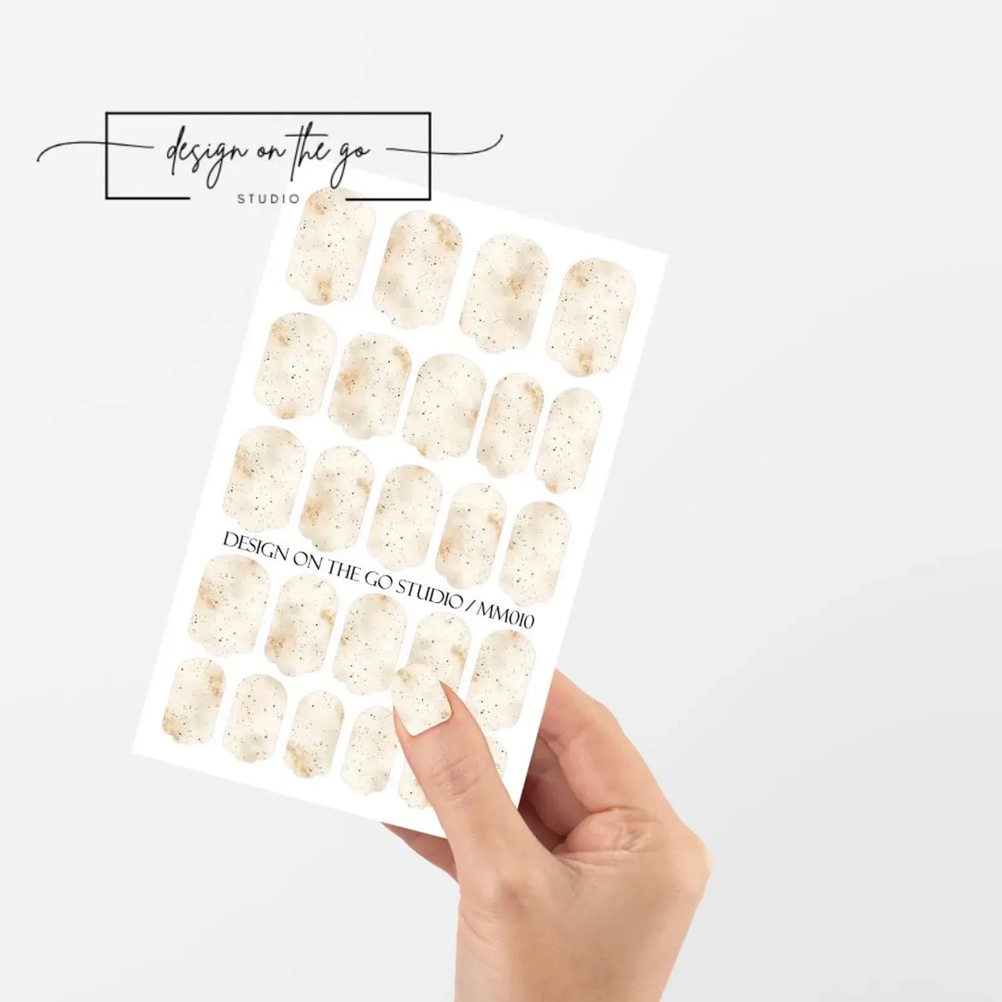 Golden Dust Nail Wrap